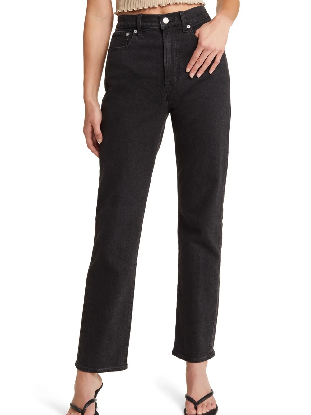 Madewell - The 90s Straight Jean in Belmere Wash- (length altered) - Size 28